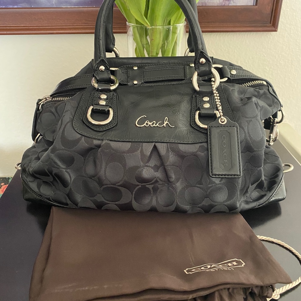 Small Black Coach Handbag